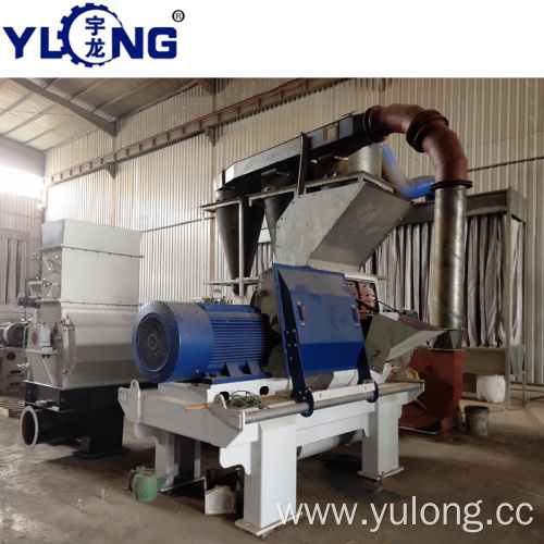 YULONG GXP75*55 Hammer mill grinder for wood chips